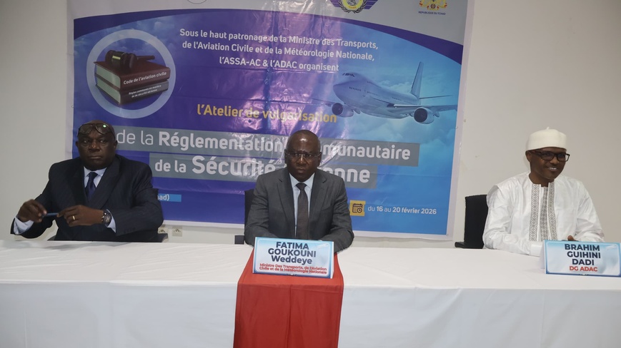 N’Djamena accueille un atelier régional sur la réglementation communautaire de la sécurité aérienne N’Djamena accueille un atelier régional sur la réglementation communautaire de la sécurité aérienne