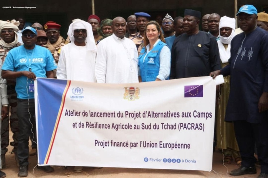 Sud du Tchad : vers la fin des camps de réfugiés, le projet PACRAS trace une nouvelle voie Sud du Tchad : vers la fin des camps de réfugiés, le projet PACRAS trace une nouvelle voie