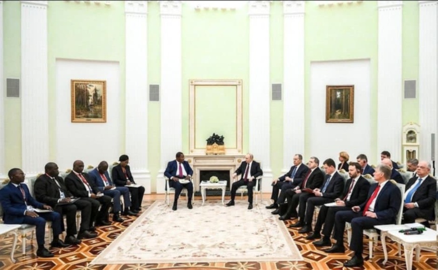 Russie-Centrafrique : Poutine et Touadéra veulent renforcer leur coopération bilatérale