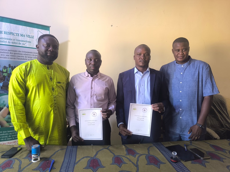 Tchad : signature d’un partenariat stratégique entre "Je Respecte Ma Ville-Tchad" et "Conscience Nationale"