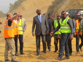 Désengorgement de Brazzaville : le chantier de la corniche case De Gaulle-pont du Djoué réalisé déjà à 40% Désengorgement de Brazzaville : le chantier de la corniche case De Gaulle-pont du Djoué réalisé déjà à 40%