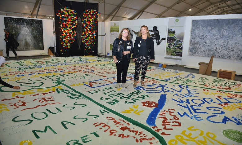 Toile Géante : l’art écologique citoyen au  rendez-vous de la COP 22 de Marrakech 