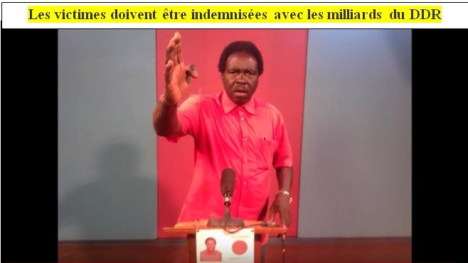 Fidèle Gouandjika, militant du CCPR