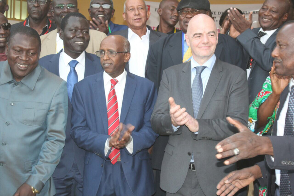 Tchad : La visite en images du patron de la FIFA