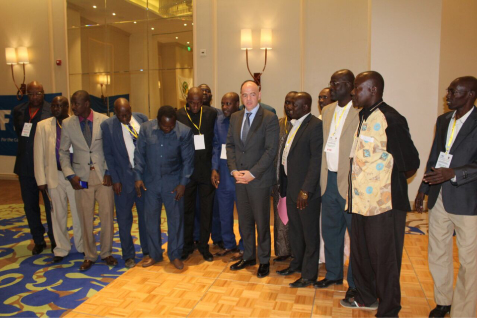 Tchad : La visite en images du patron de la FIFA