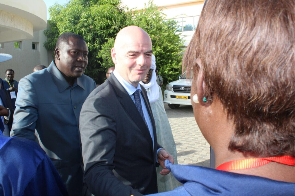 Tchad : La visite en images du patron de la FIFA