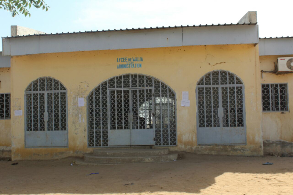 La cour du lycée de Walia aujourd'hui. Alwihda Info/D.W.