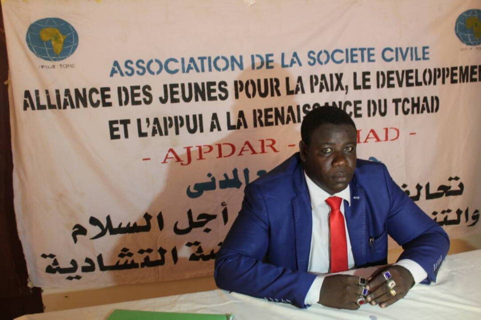 Le président de L'AJPDAR-TCHAD, Mahamat El-Mahadi Abdramane. Alwihda Info/D.W.