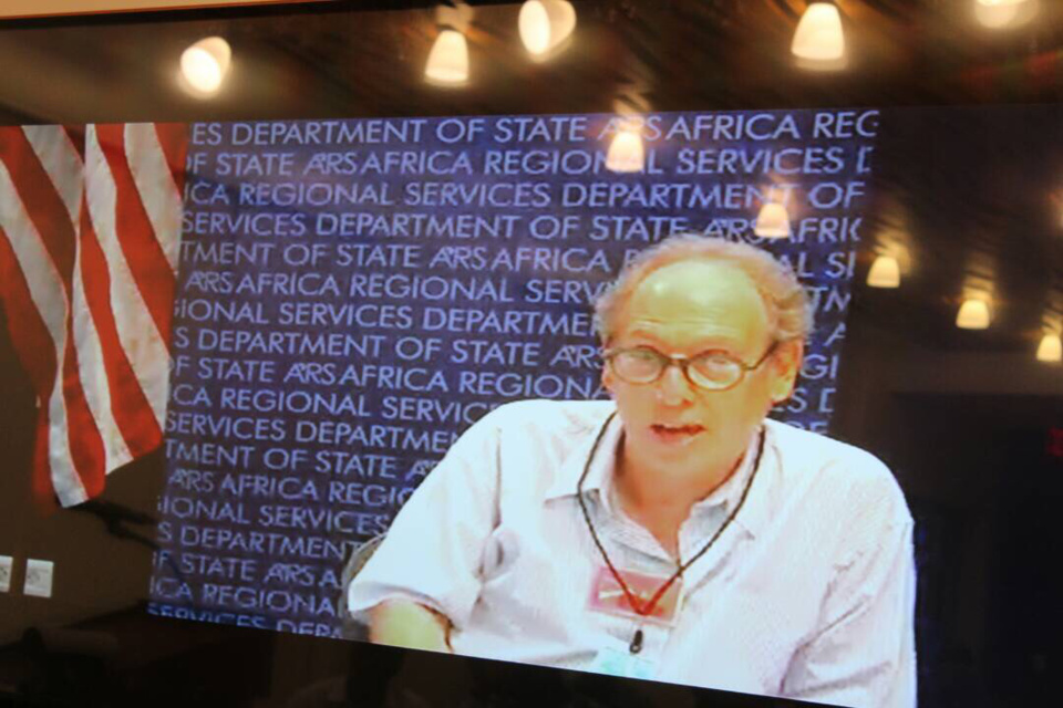 L’écrivain américain, consultant et spécialiste des médias, David Applefield. Alwihda Info