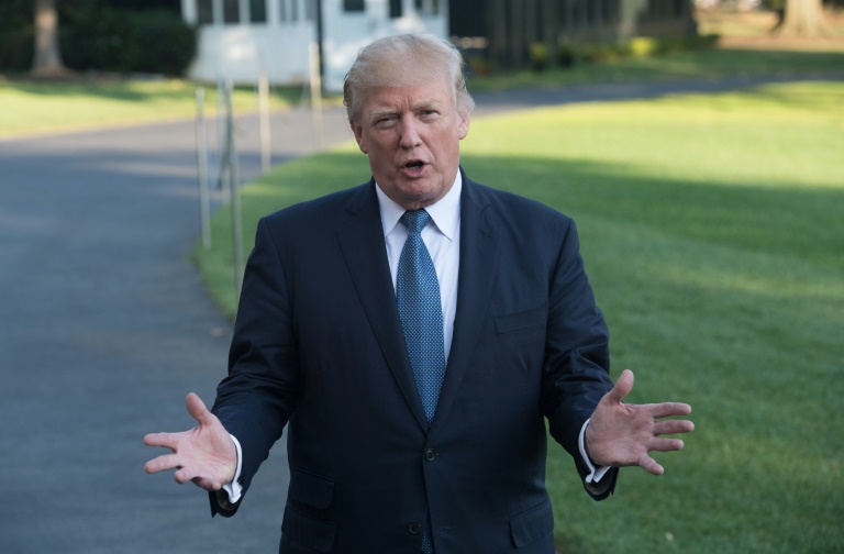 Le président américain Donald Trump s'adresse à la presse à la Maison blanche, à Washington, le 24 septembre 2017 / © AFP / NICHOLAS KAMM