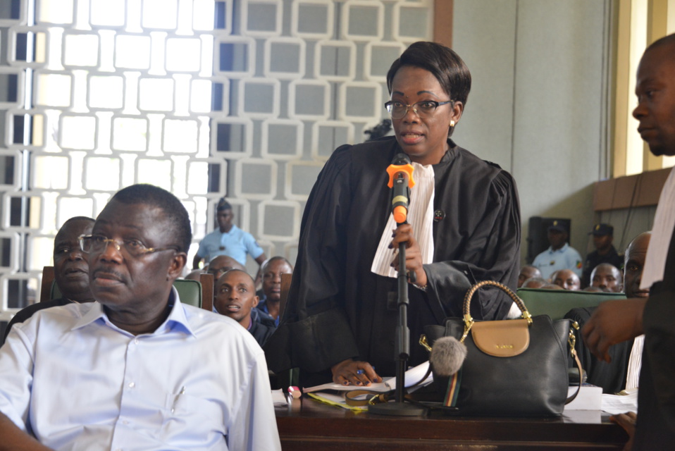 Maître Nzingoula, l'un des avocats de l'accusé Dabira.