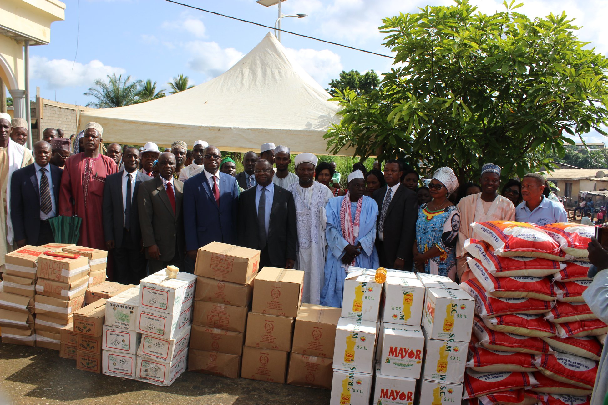 C’est pour la troisième fois que cette cérémonie de remise de dons a  été organisée.