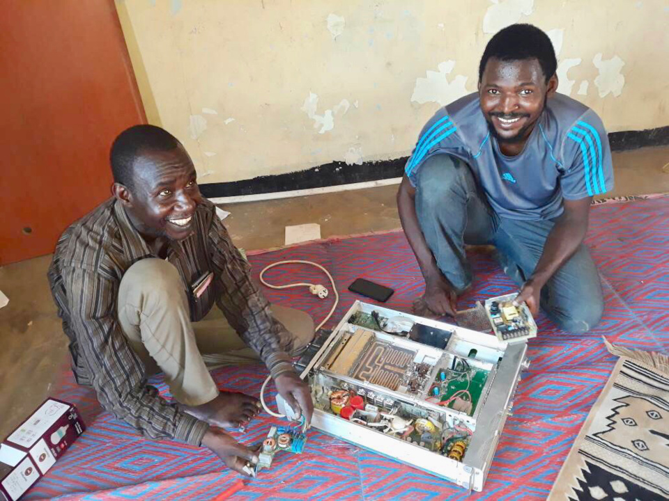 Les locaux de la radio DJA FM au Tchad. Photo : Alwihda Info