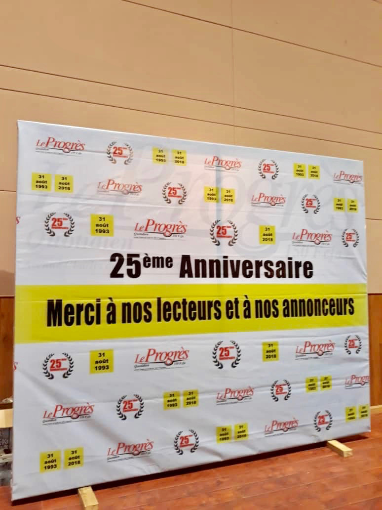 Tchad : distingué pour son professionnalisme, le journal Le Progrès fête 25 ans d'existence