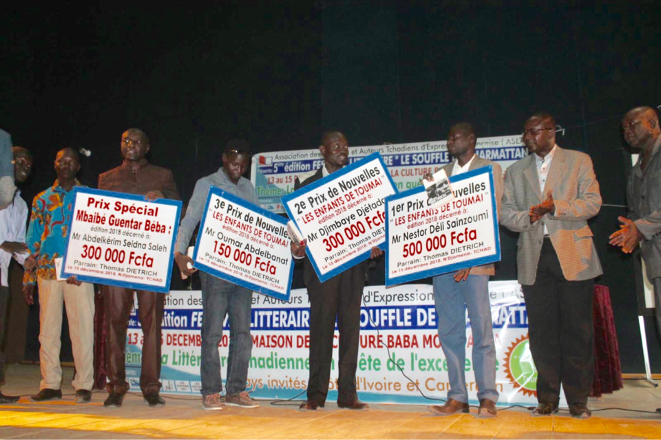 Tchad : trois œuvres primées dans un festival littéraire. © Alwihda Info