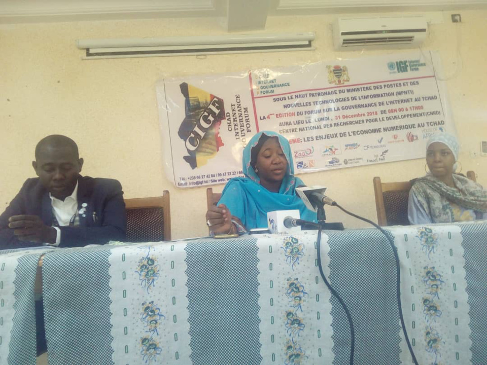 Lancement du 4ème forum national sur la gouvernance de l'internet au Tchad, lundi 31 décembre 2018 à N'Djamena. © Alwihda Info