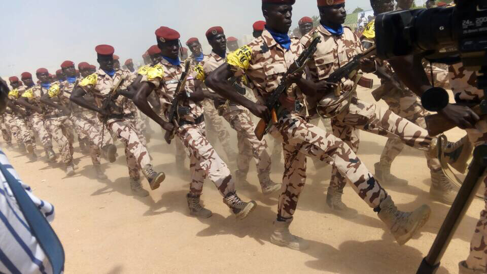 Des militaires tchadiens lors d'un défilé. Illustration. © Alwihda Info