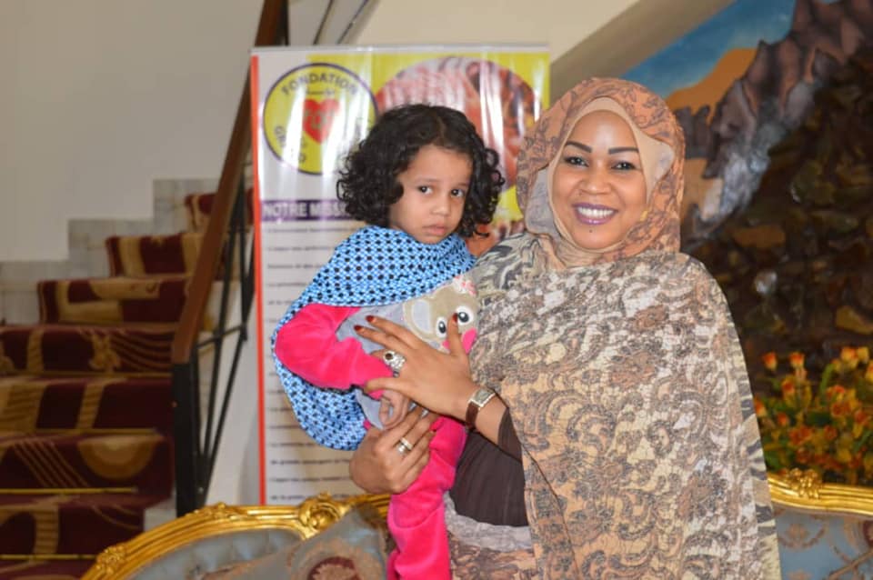 Tchad : Meram Djibrine Issa, sauvée d'une grave malformation par la Fondation Grand Coeur. © FGC