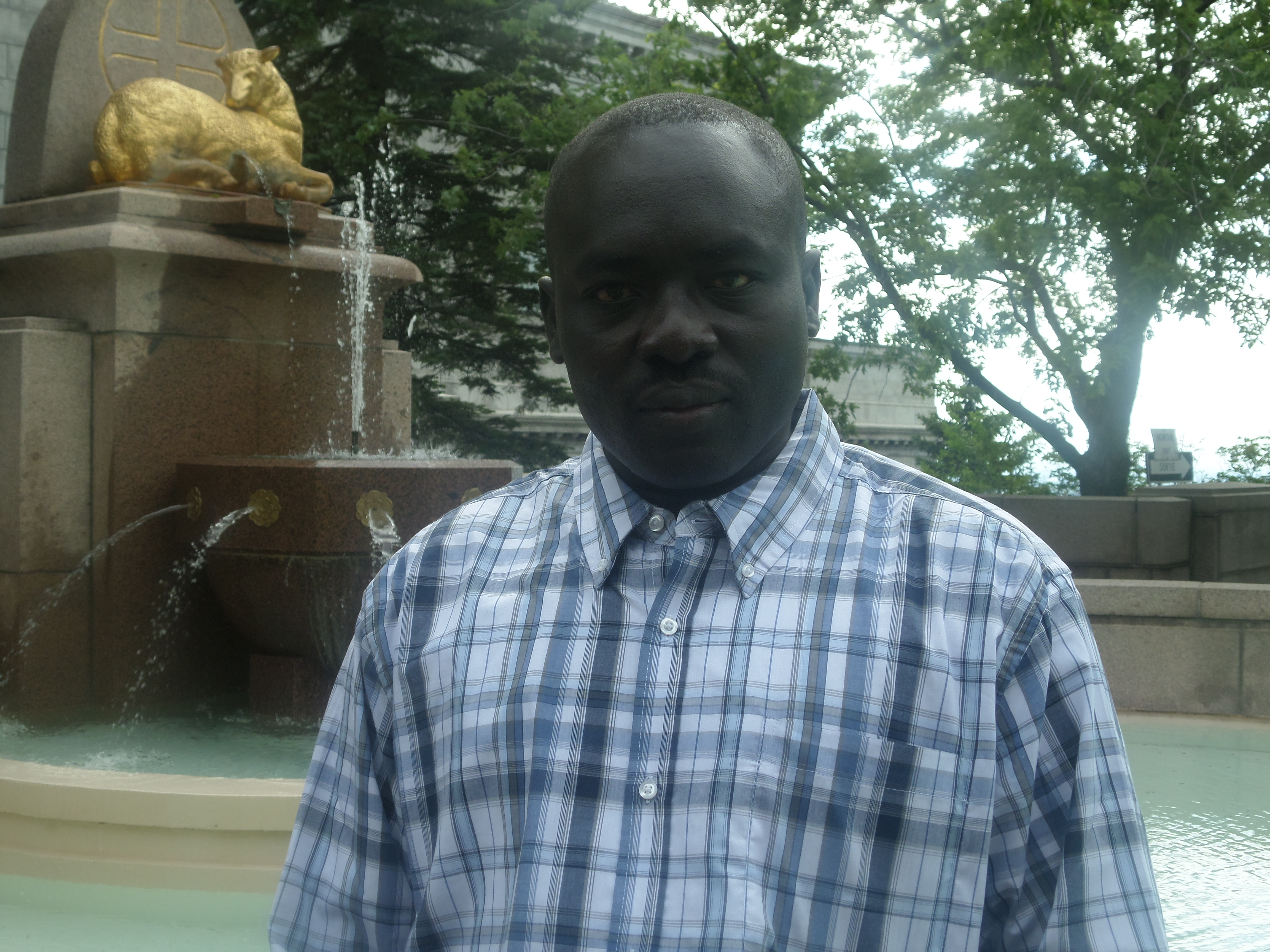 Le secrétaire général national par intérim du CDF, Noubatessem Jonathan Boguyanan.