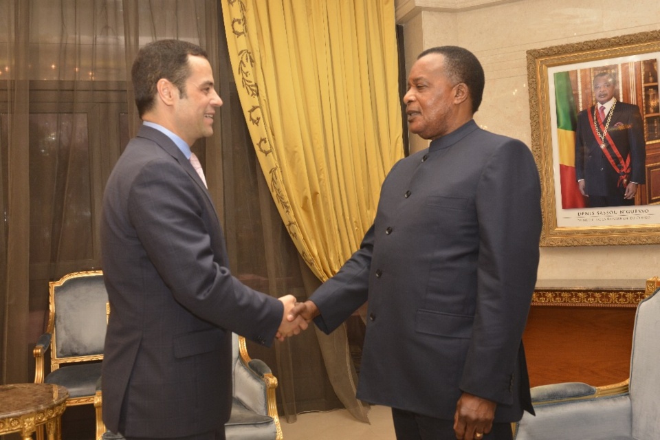 Denis Sassou N'Guesso et Alex Segura Ubiergo.