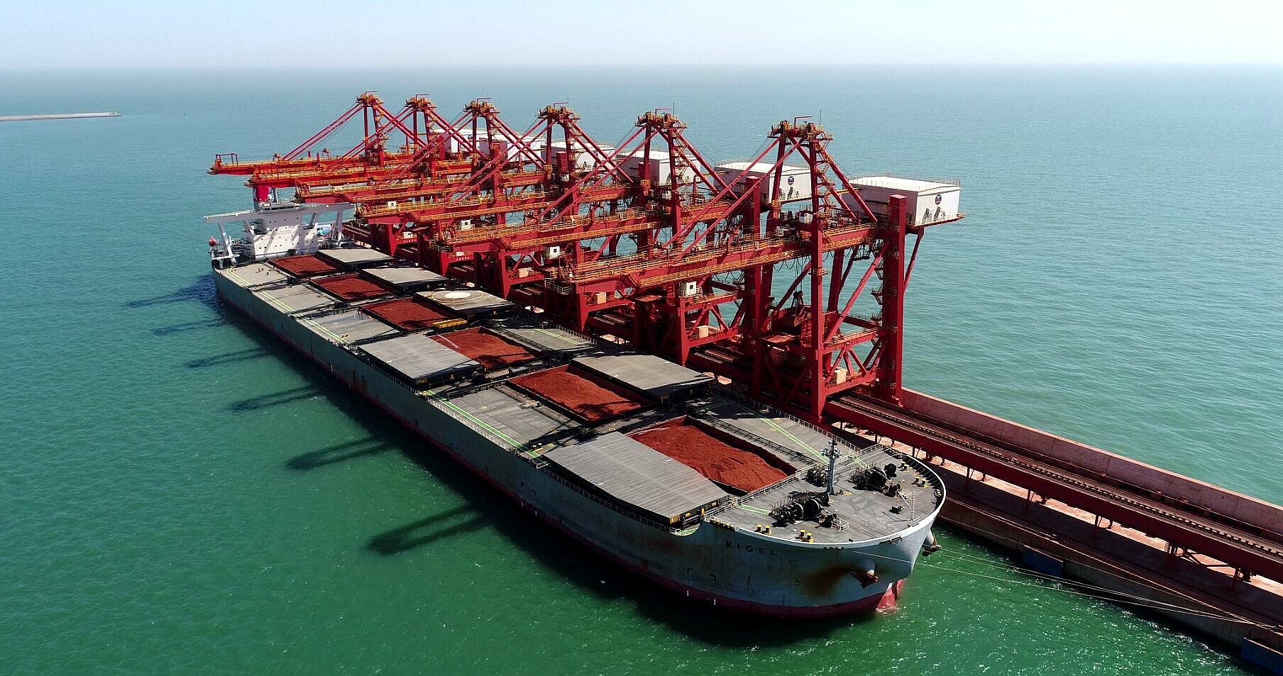 Le navire "Rigel", d'un tonnage de 300 000 tonnes. © DR