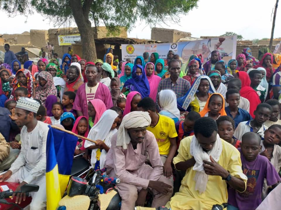 Le village Karnak, dans le Chari Baguirmi, bénéficiaire d'un don de la Fondation Grand coeur. © DR