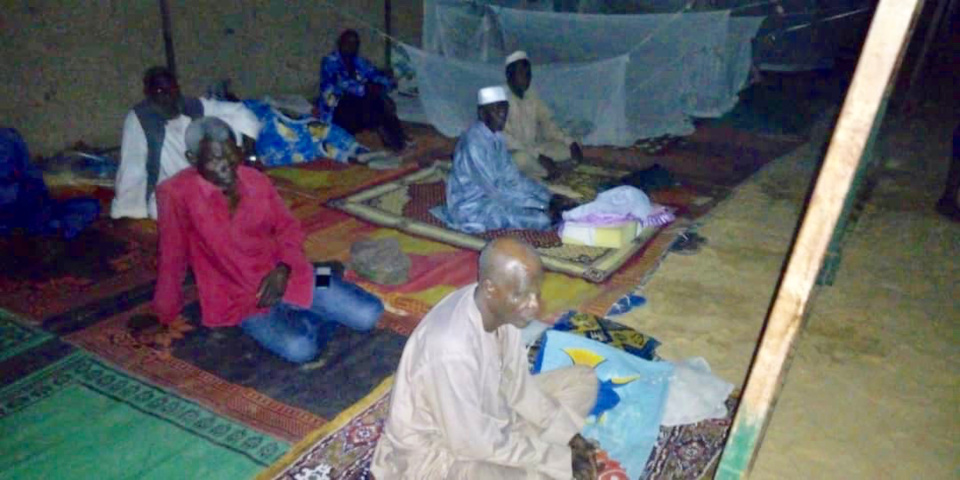 Des victimes d'Hissein Habré à N'Djamena. © Alwihda Info