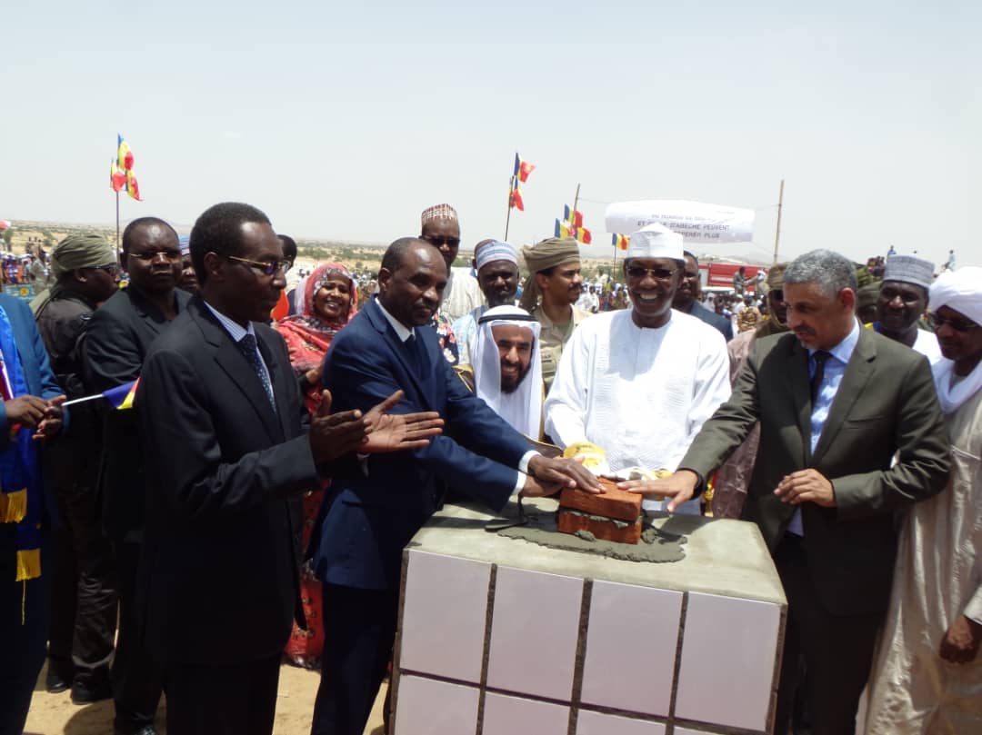 En images : visite du président de la République à Abéché