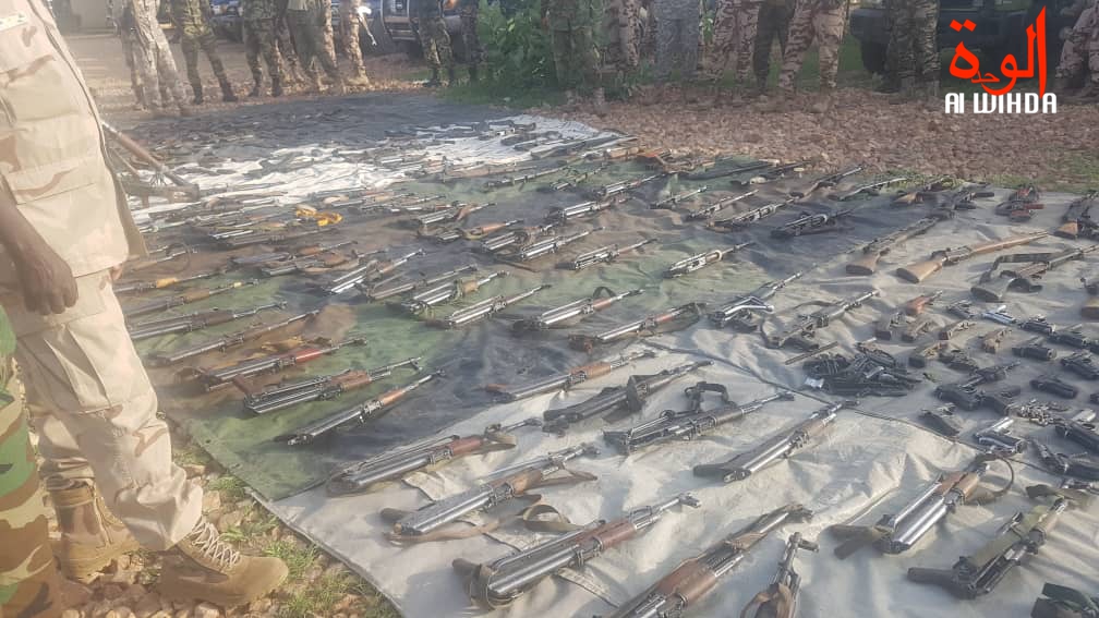 En images : importante saisie d'armes de guerre à l'Est du Tchad. © Alwihda Info