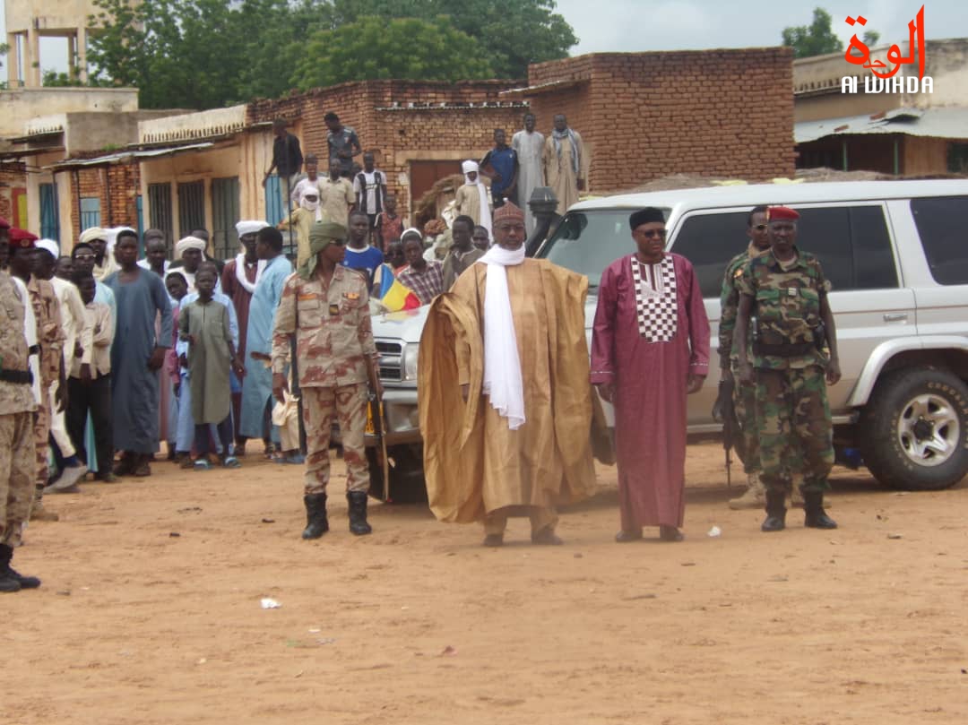 Tchad : cérémonie de prise d'armes à Goz Beida, au Sila, ce lundi 12 août 2019. © Alwihda Info