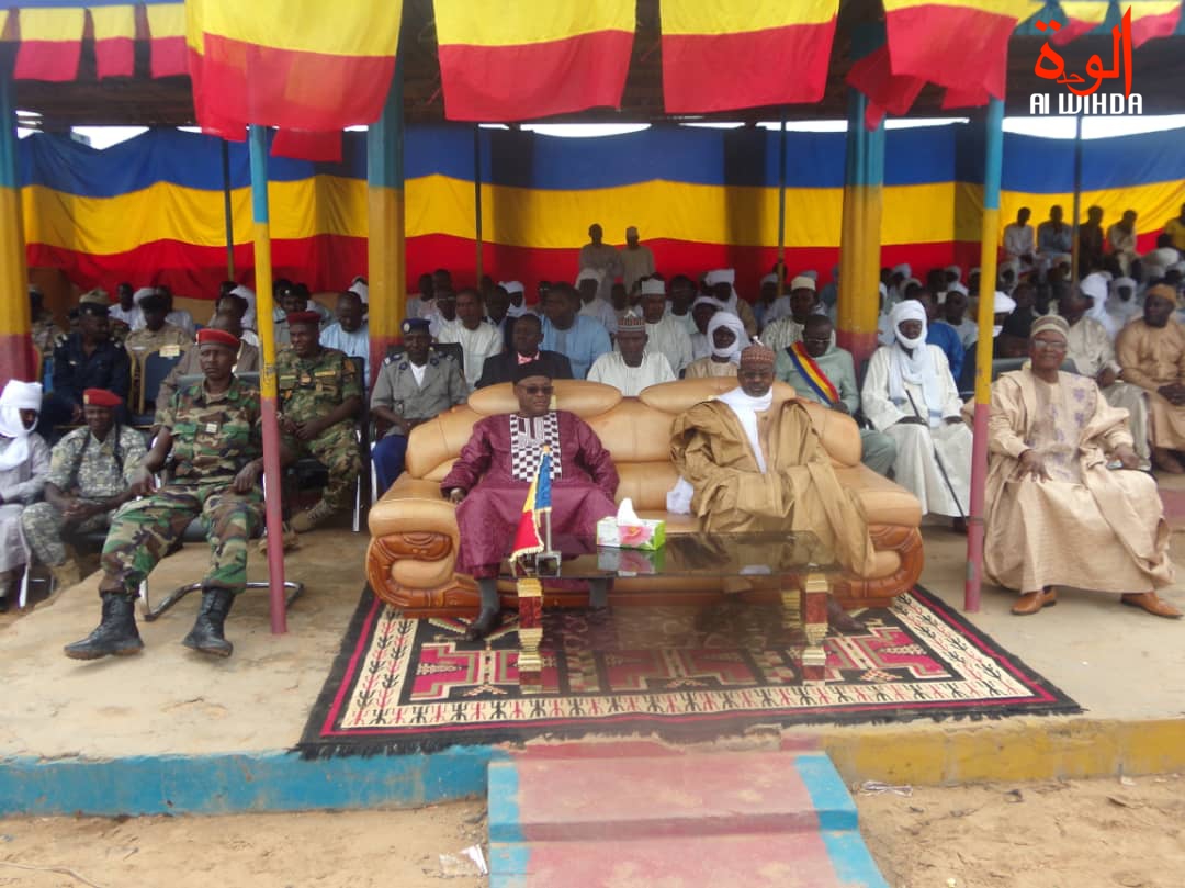 Tchad : cérémonie de prise d'armes à Goz Beida, au Sila, ce lundi 12 août 2019. © Alwihda Info