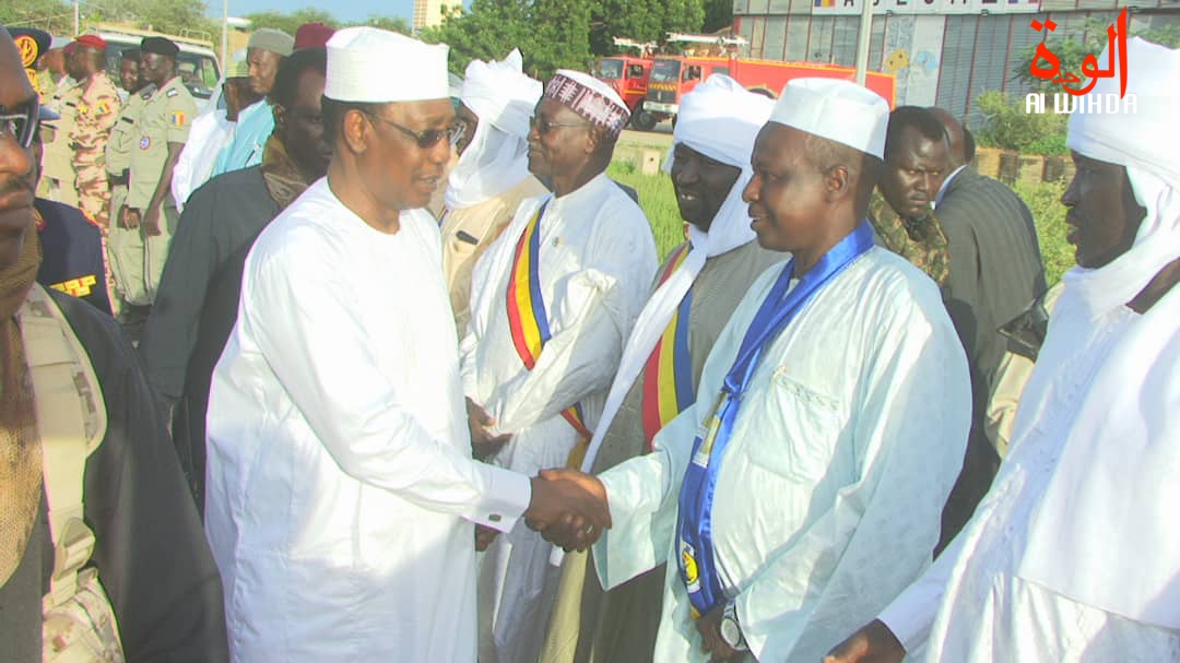 En images : visite du président tchadien Idriss Déby à Abéché