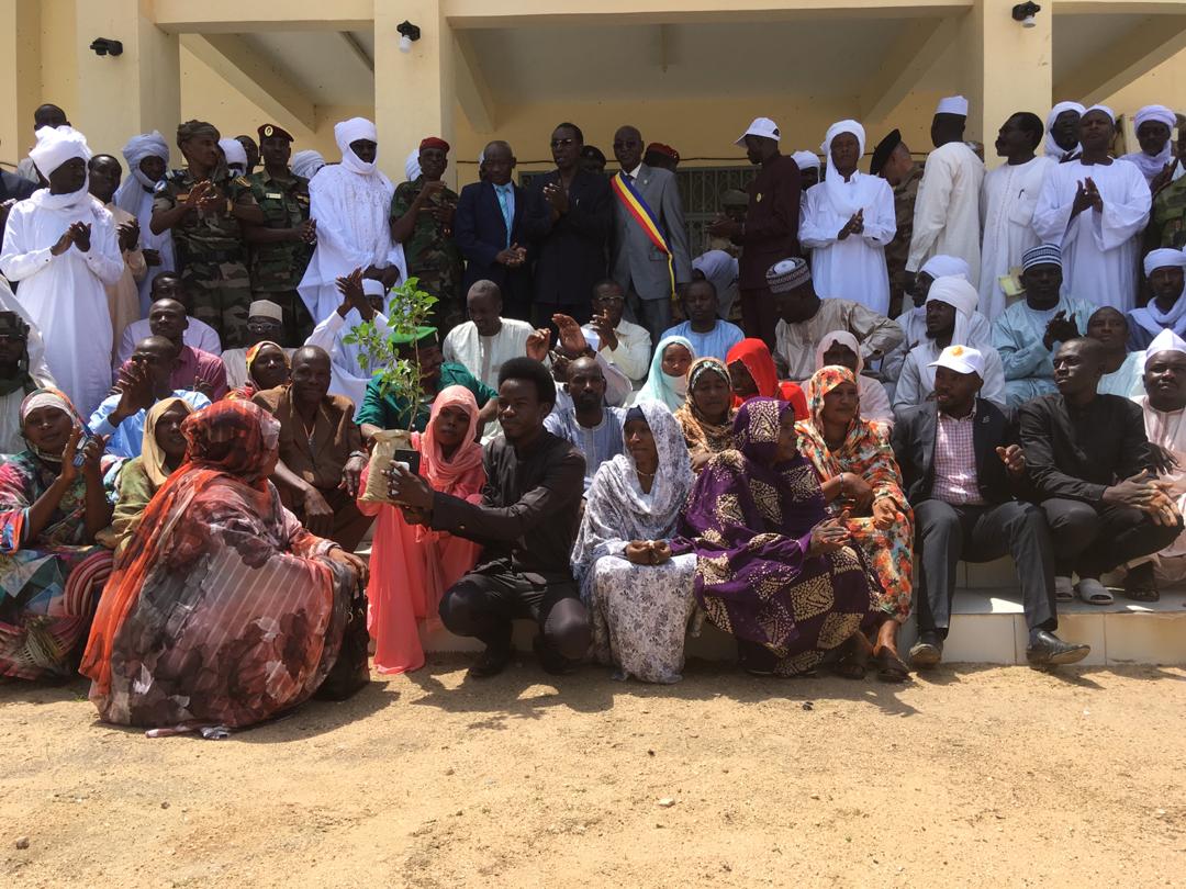 Célébration de la semaine nationale de l'arbre à Abéché au Tchad, le 31 août 2019. © Alwihda Info
