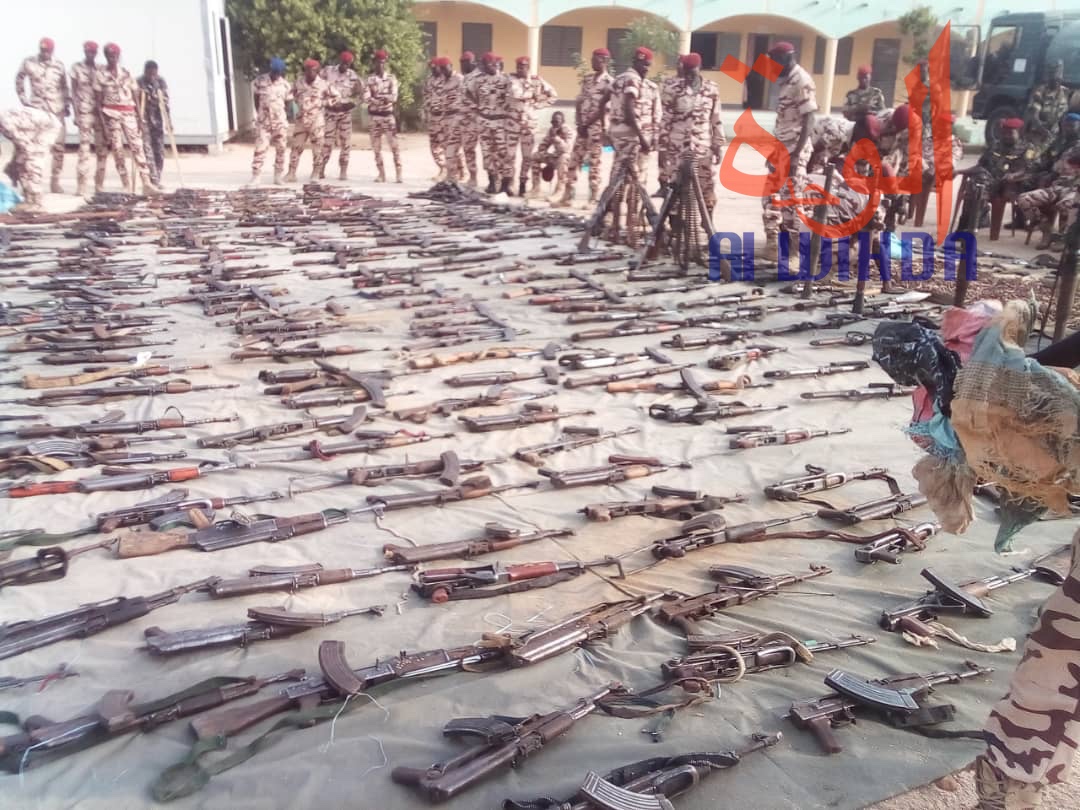 Tchad : saisie record de 678 armes, 6 bazooka et 4000 munitions