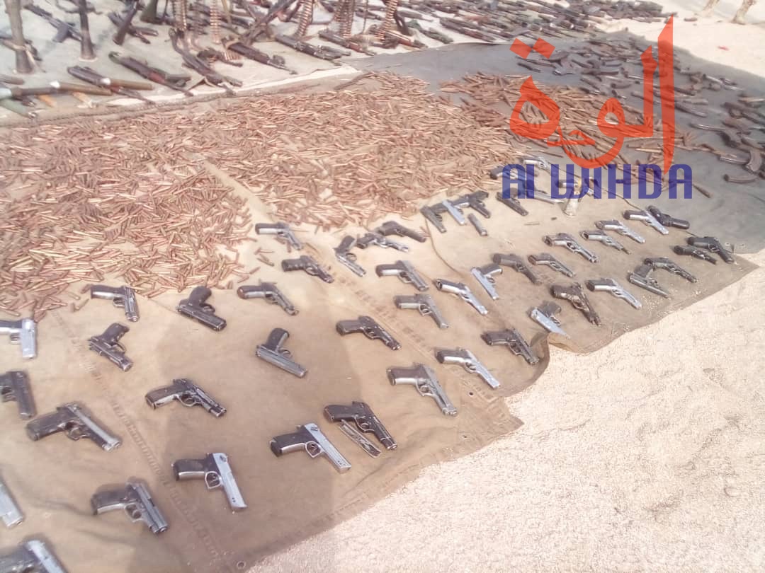 Tchad : saisie record de 678 armes, 6 bazooka et 4000 munitions