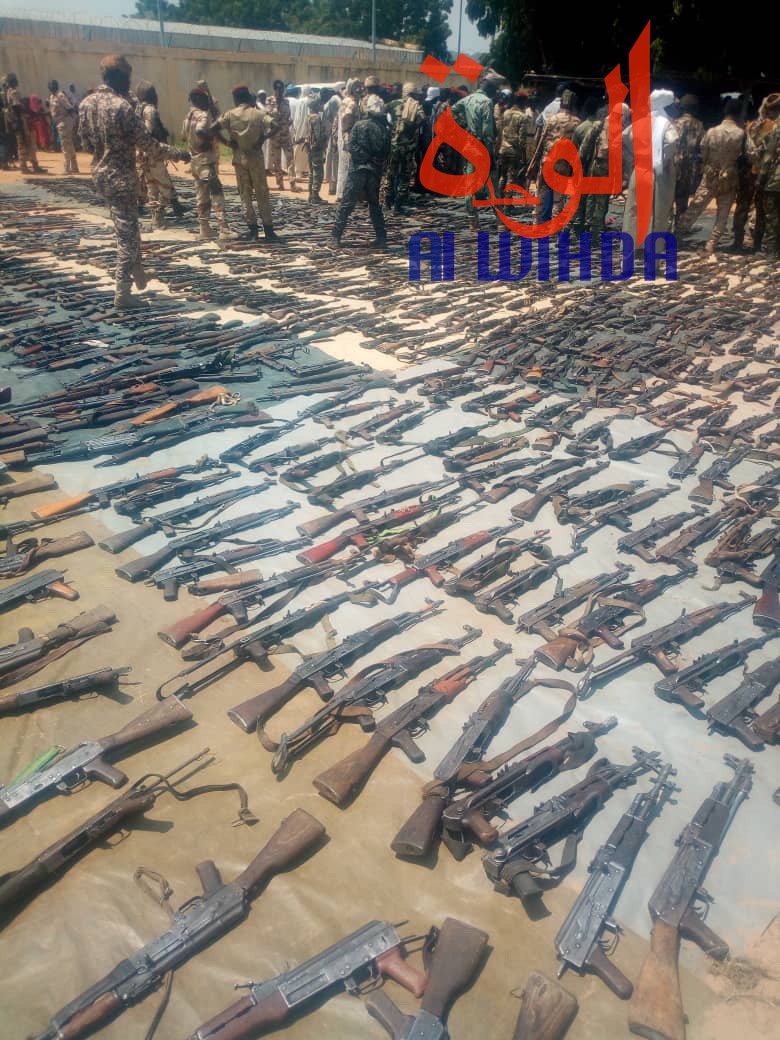 Tchad : impressionnante saisie d'un millier d'armes dont 6 bazooka au Sila