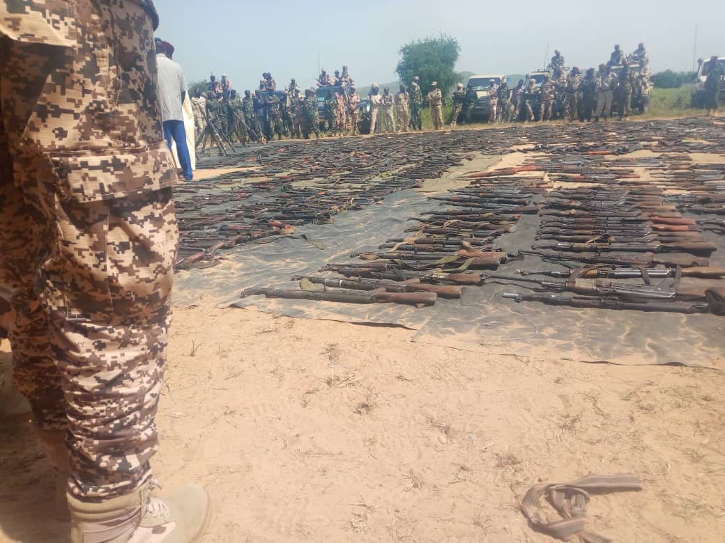 Tchad : impressionnante saisie d'un millier d'armes dont 6 bazooka au Sila