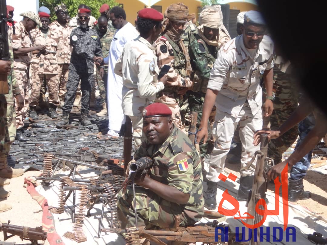 En images : le désarmement se poursuit à l'Est du Tchad, plus de 2250 armes saisies