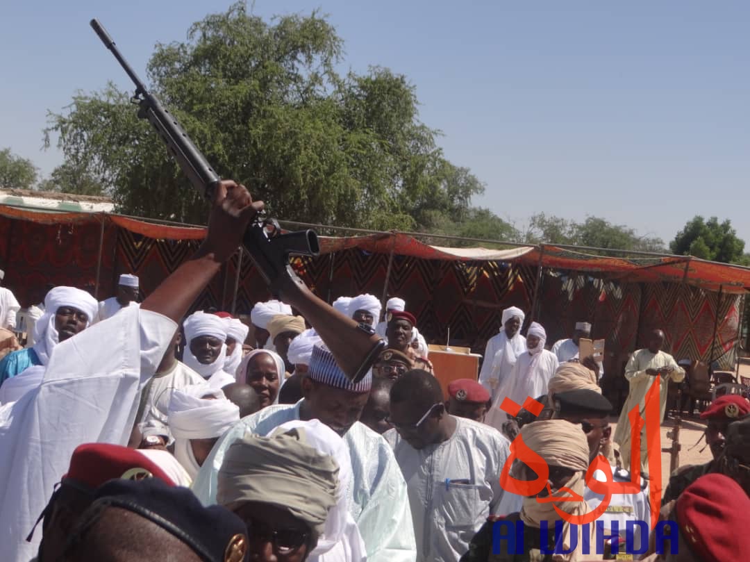 En images : le désarmement se poursuit à l'Est du Tchad, plus de 2250 armes saisies