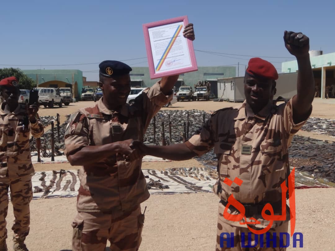 En images : le désarmement se poursuit à l'Est du Tchad, plus de 2250 armes saisies