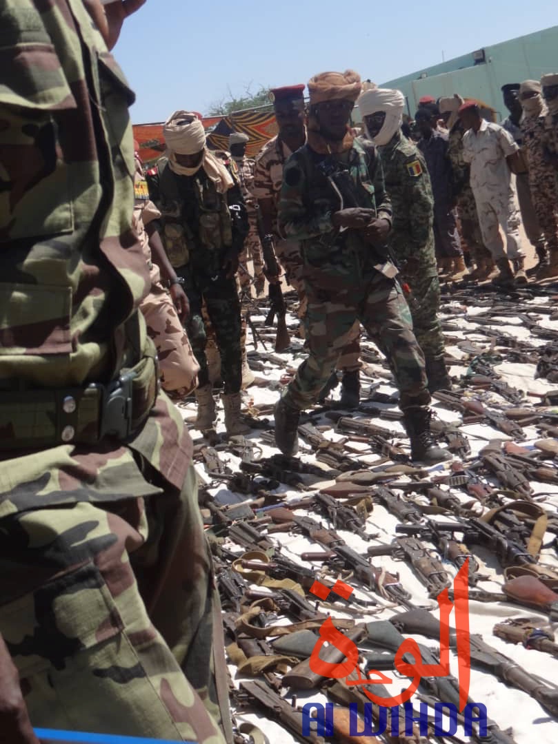 En images : le désarmement se poursuit à l'Est du Tchad, plus de 2250 armes saisies