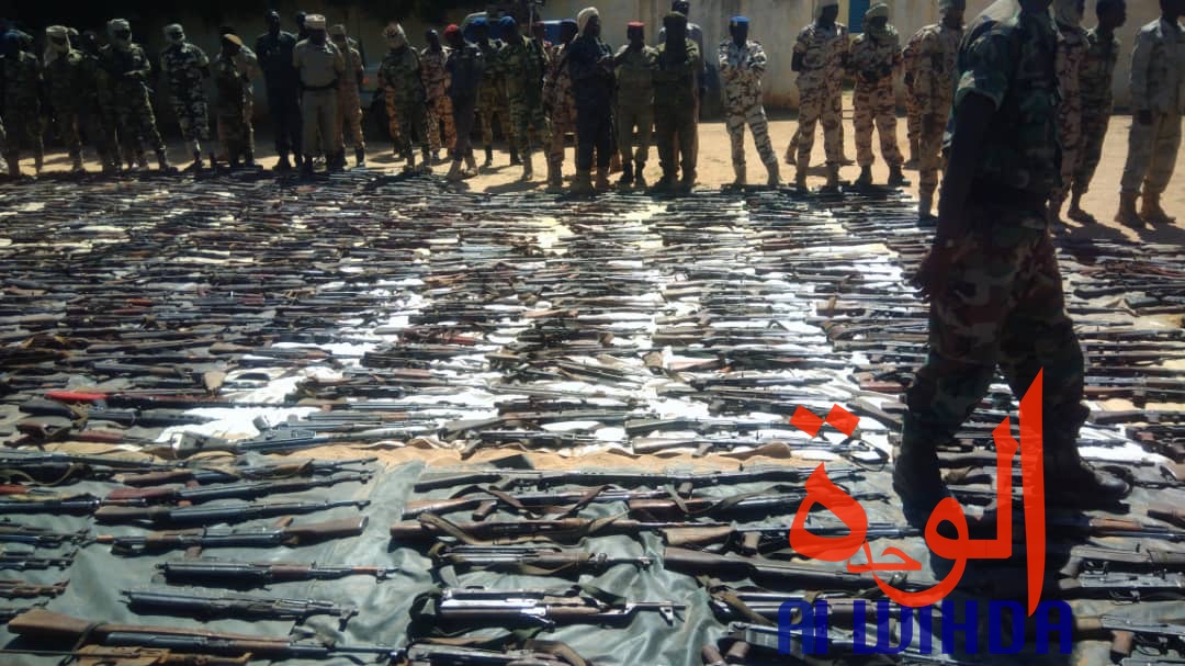 Tchad : un impressionnant arsenal de guerre présenté au ministre de la défense