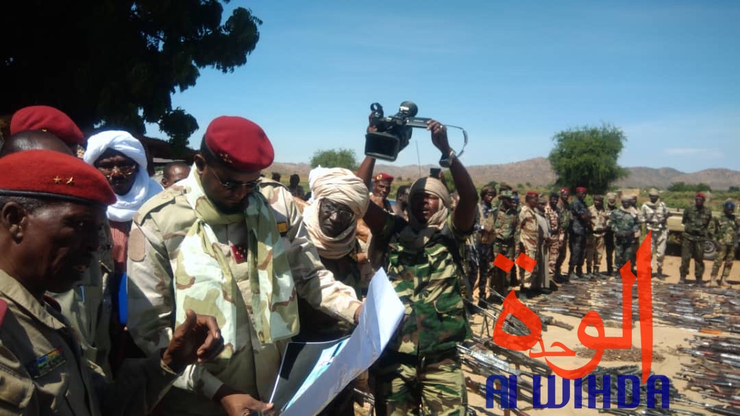 Tchad : un impressionnant arsenal de guerre présenté au ministre de la défense