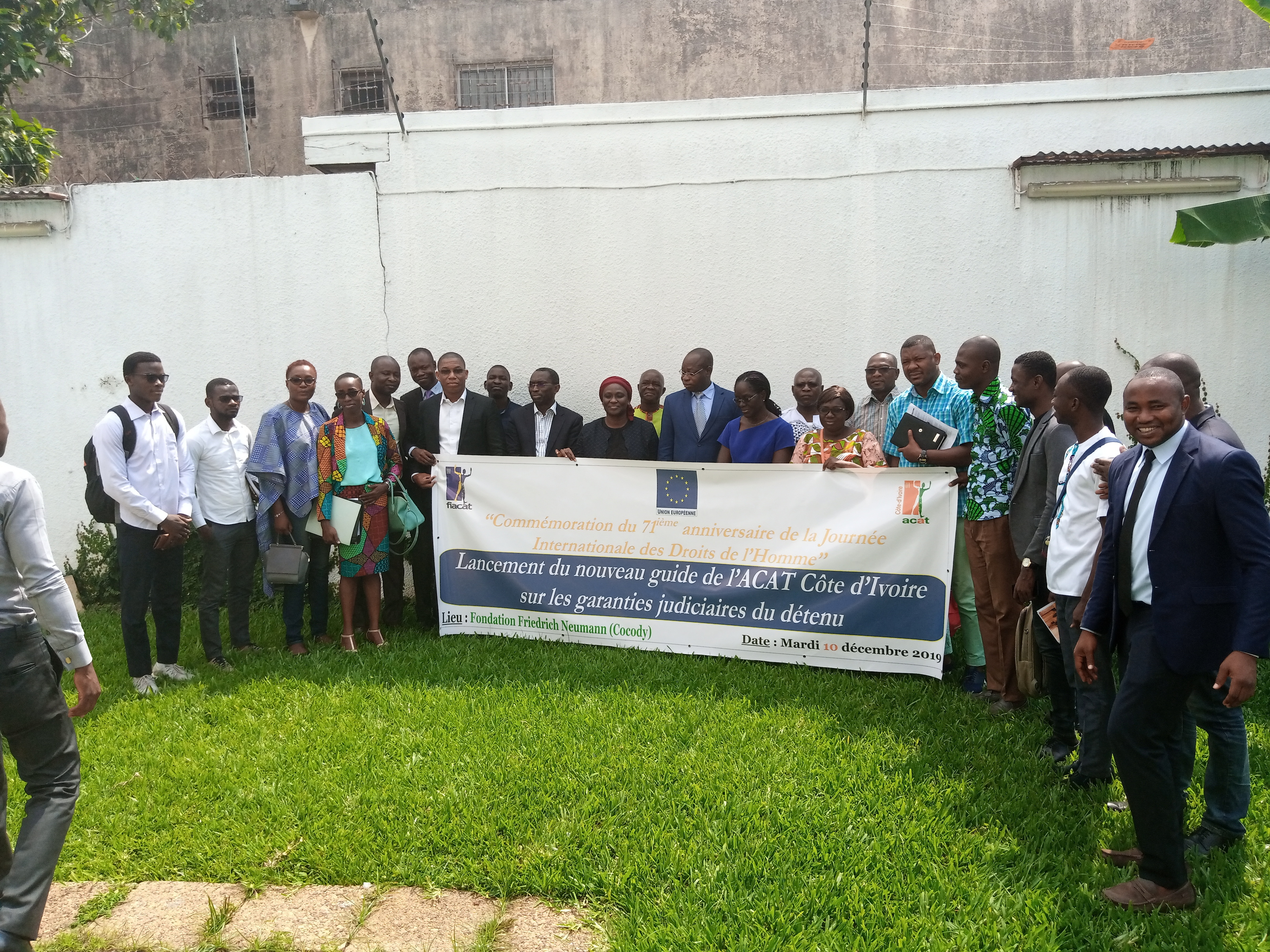 Côte d’Ivoire/Commémoration de la 71e Journée internationale des droits de l’homme : L’Acat-CI présente son nouveau guide sur les garanties judicaires du détenu