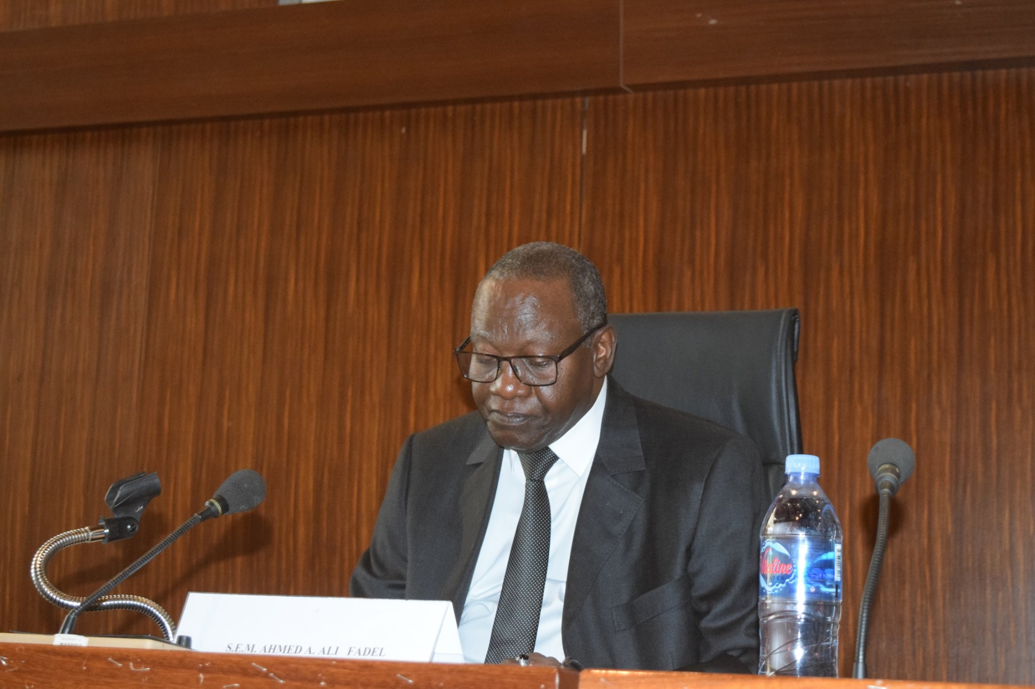 Le secrétaire d'Etat aux Finances et au Budget, Ahmed Alkhoudar Ali Fadel. © DR/MFB