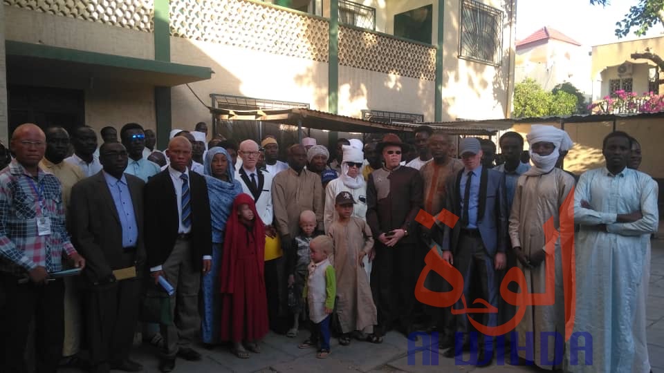 Tchad : les albinos demandent une meilleure considération de l'Etat. © Alwihda Info/M.M.