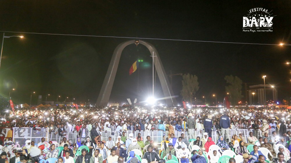 Tchad : Idriss Déby s'invite à la clôture du Festival Dary et appelle au brassage. © DR/Festival Dary