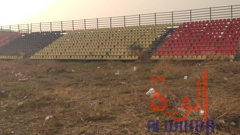 Tchad : à N'Djamena, le stade de Diguel est à l'abandon. © Alwihda Info/Malick Mahamat