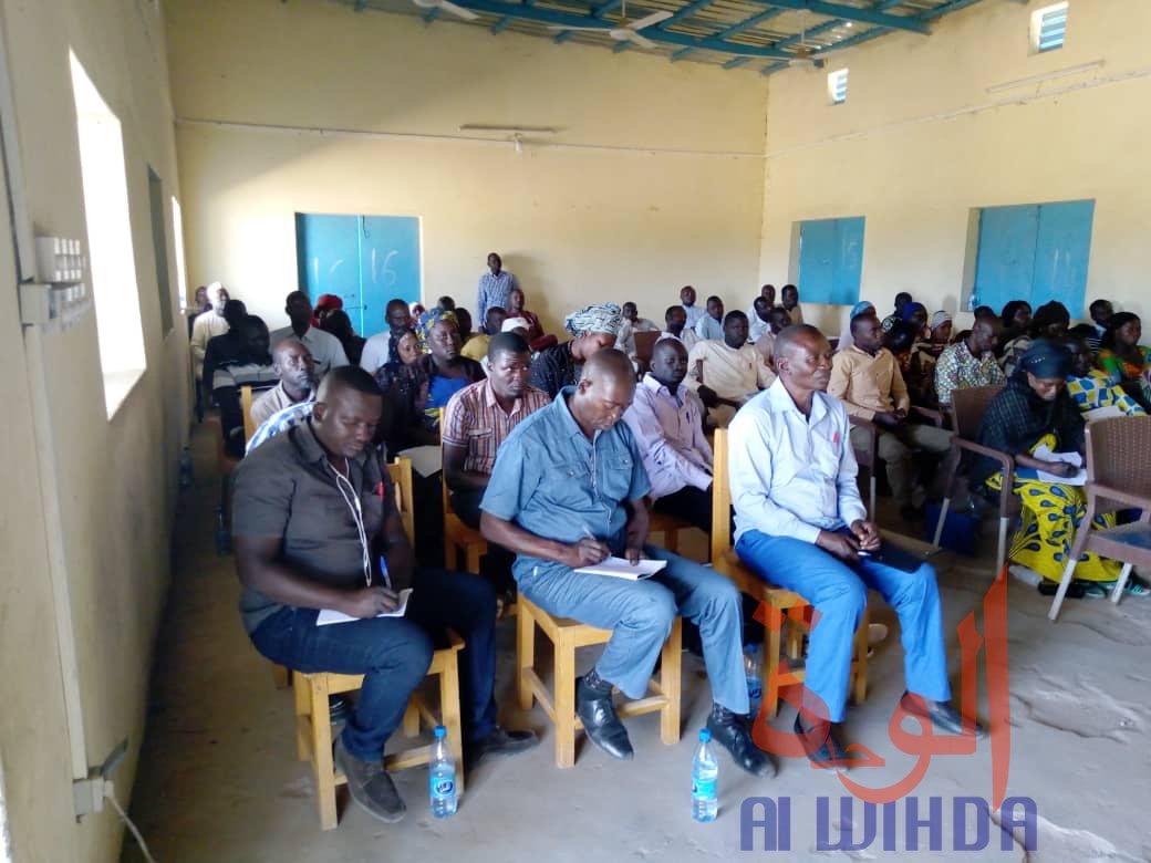 Formation des infirmiers à Goz Beida, le 14 janvier 2020. © Mahamat Issa Gadaya/Alwihda Info