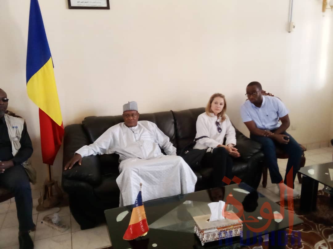 Tchad : la princesse de Jordanie Sarah Zeid en visite à Pala. © Alwihda Info/Foka Mapagne